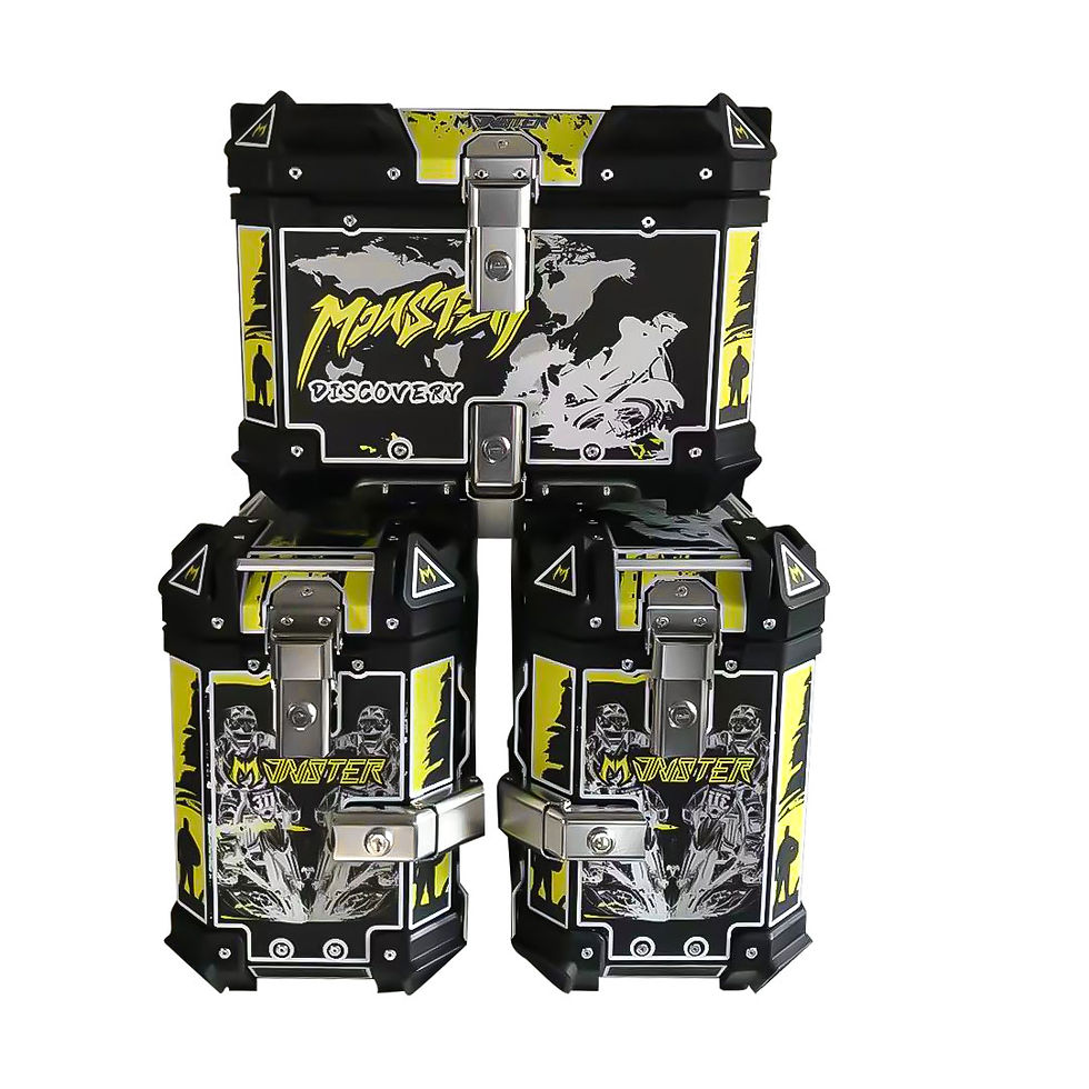 Miniatura: Zhuitu 38L Motorcycle Side Box Aluminum Tail Box Rear Case Motorbox Pannier Case