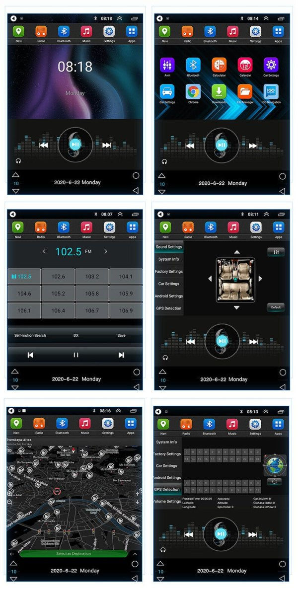 Miniatura: Android Tesla Style Car GPS Navigation for V W GOLF 7 2013- Auto Radio Stereo Mu