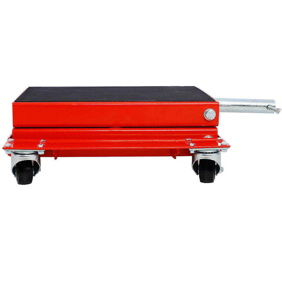 Thumbnail: 1100lb Motorcycle lift with dolly Jack,Scissor Lift Jack Wide Deck,Front Rear Ce