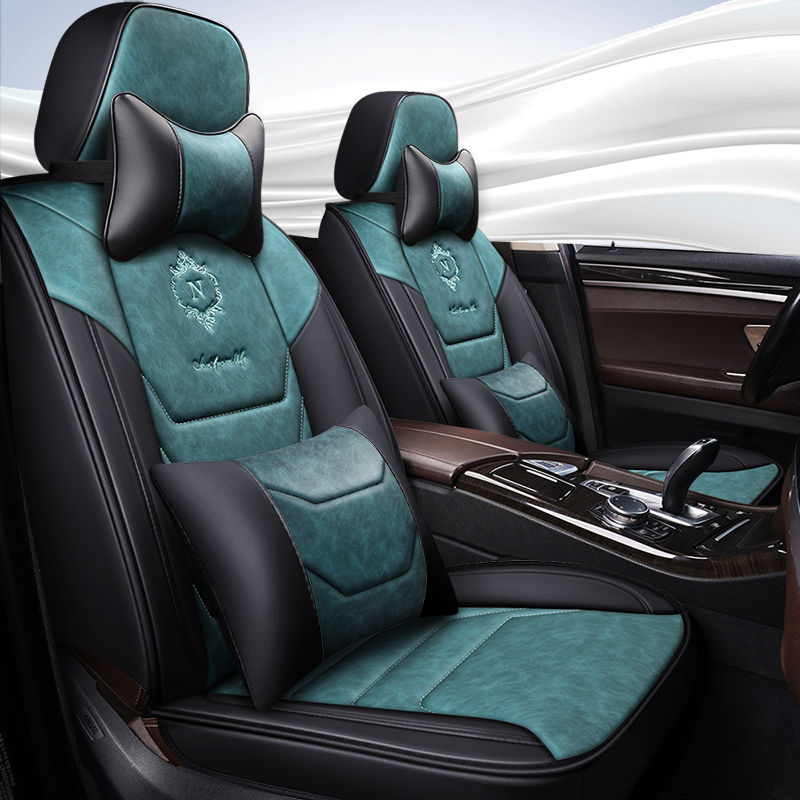 Miniatura: Hot Sale 2023 New Design Leather Car Seat Covers Full Seat Luxury Four Seasons 