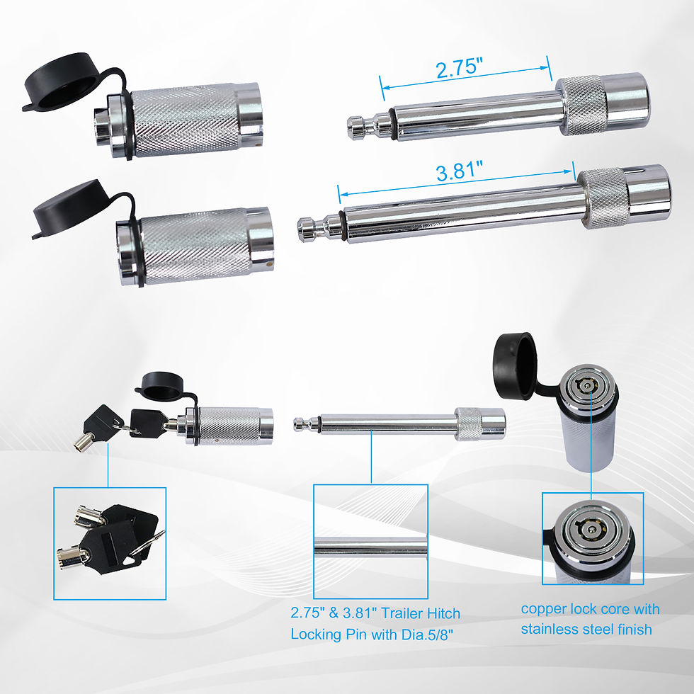 Indexkép: Alu Adjustable Trailer Drop Hitch,2inch receiver,8 inch adjustable