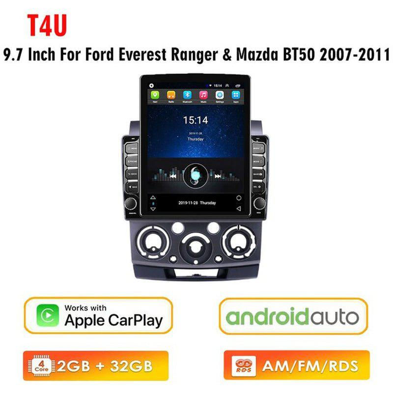 縮圖：4G Carplay 2 Din 9.7 英寸特斯拉屏幕汽车多媒体播放器适用于福特 Everest Ranger