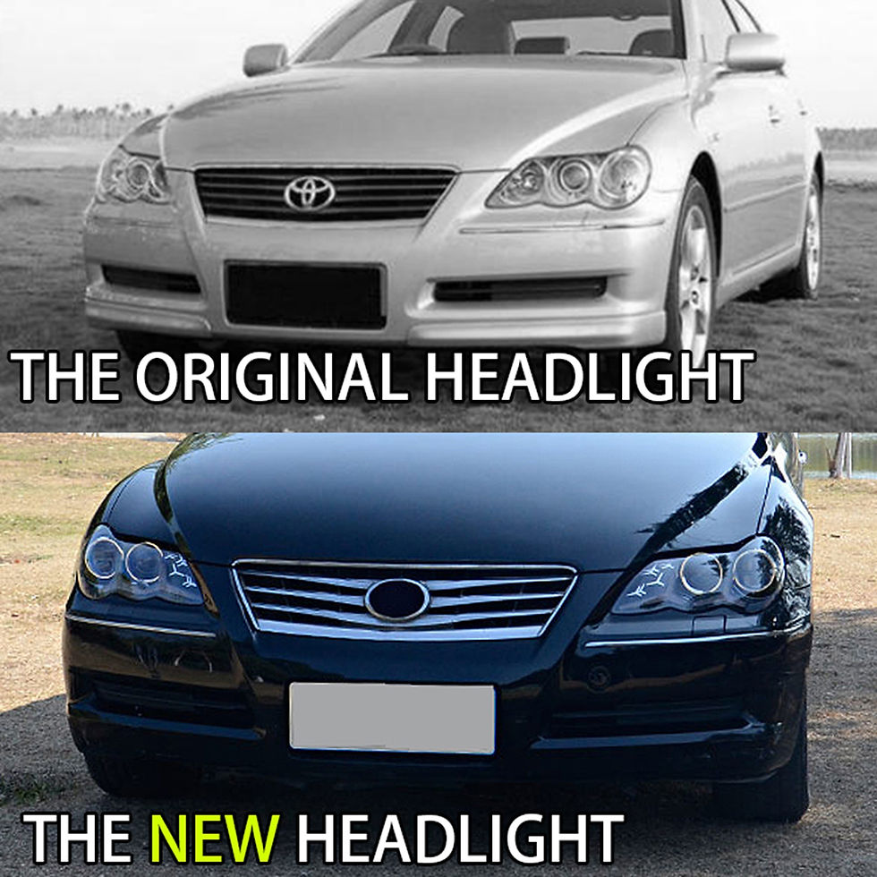 サムネイル： Super Q Factory High Quality Mark x a pair Headlight for Toyota Reiz 2005-2009 