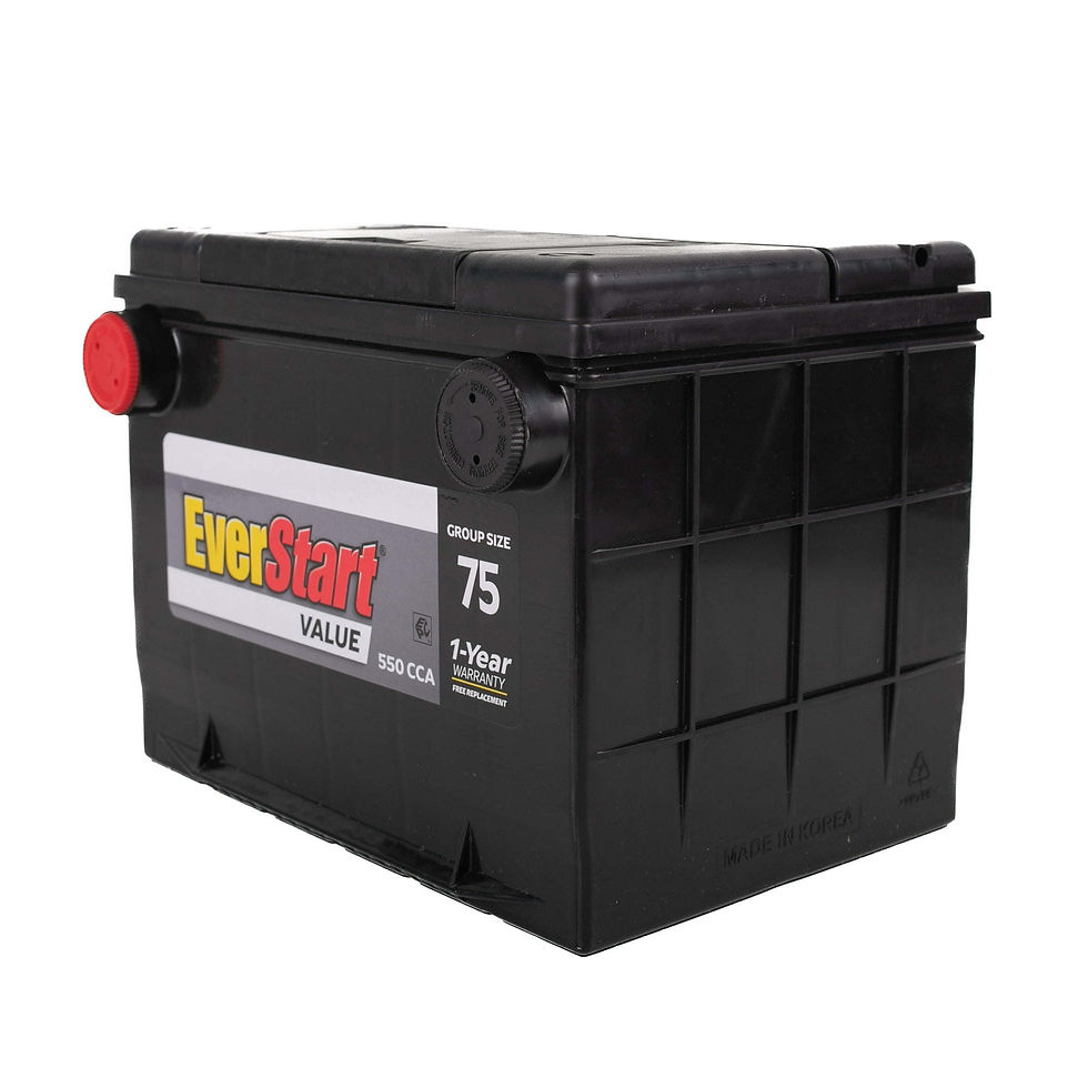 Miniatura: EverStart Value Lead Acid Automotive Battery, Group Size 75 (12 Volt/550 CCA)