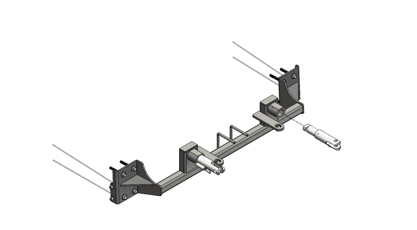 Tow Bar Base Plate; Incl. Removable Attachment Tabs; Install Rating 3.
