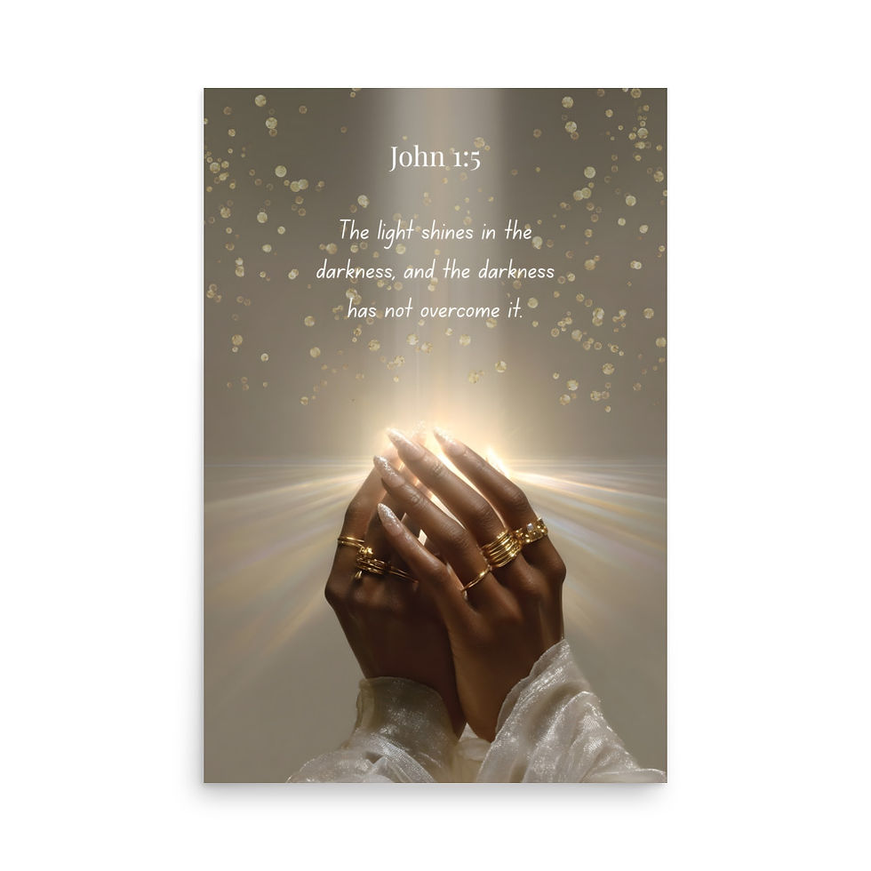 Thumbnail: Glory in Her Hands - John 1:5