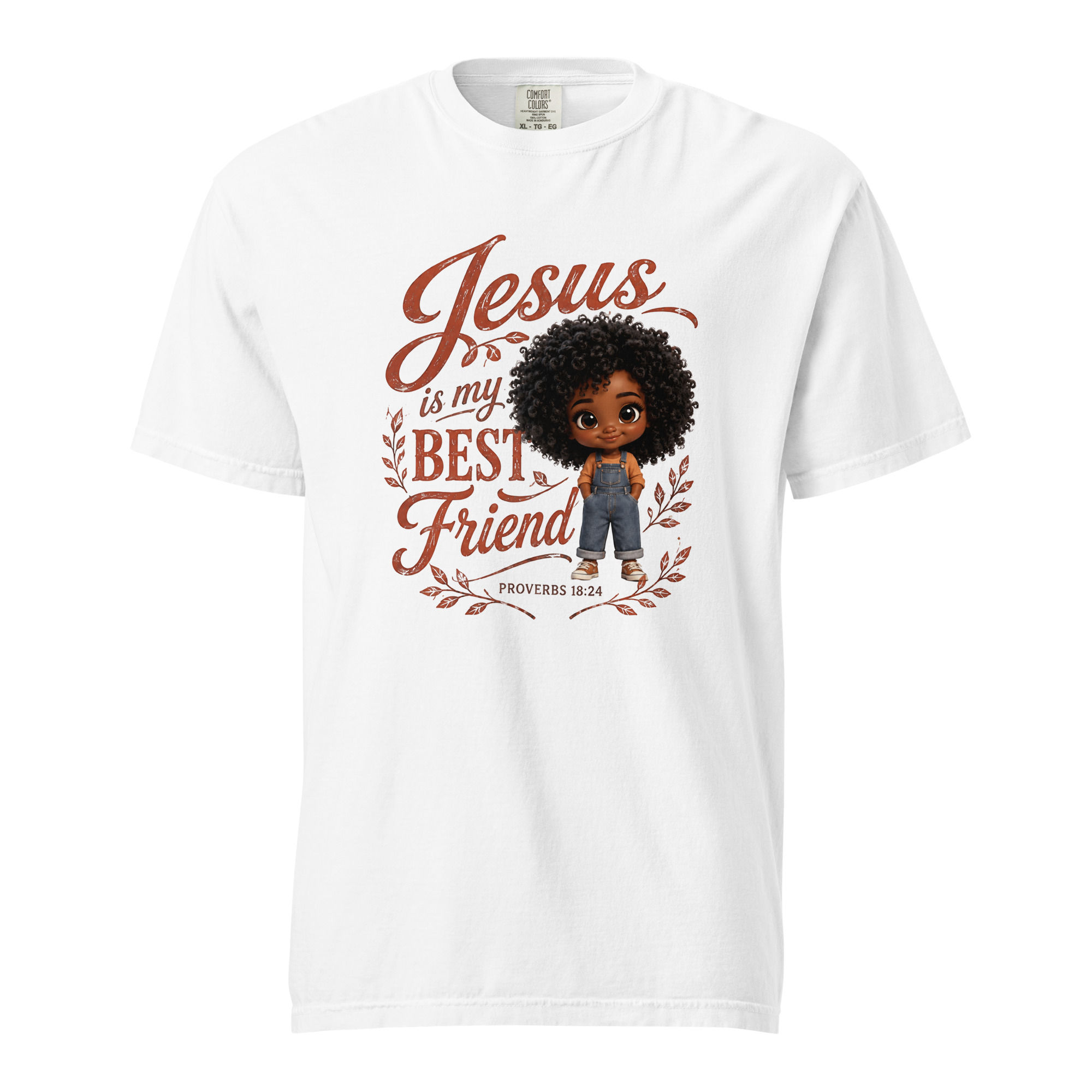 "Jesus Is My Best Friend" Tee -Unisex garment-dyed heavyweight t-shirt