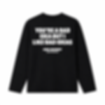 BAD IDEAS OVERSIZED BOXY LONG SLEEVE - BLACK