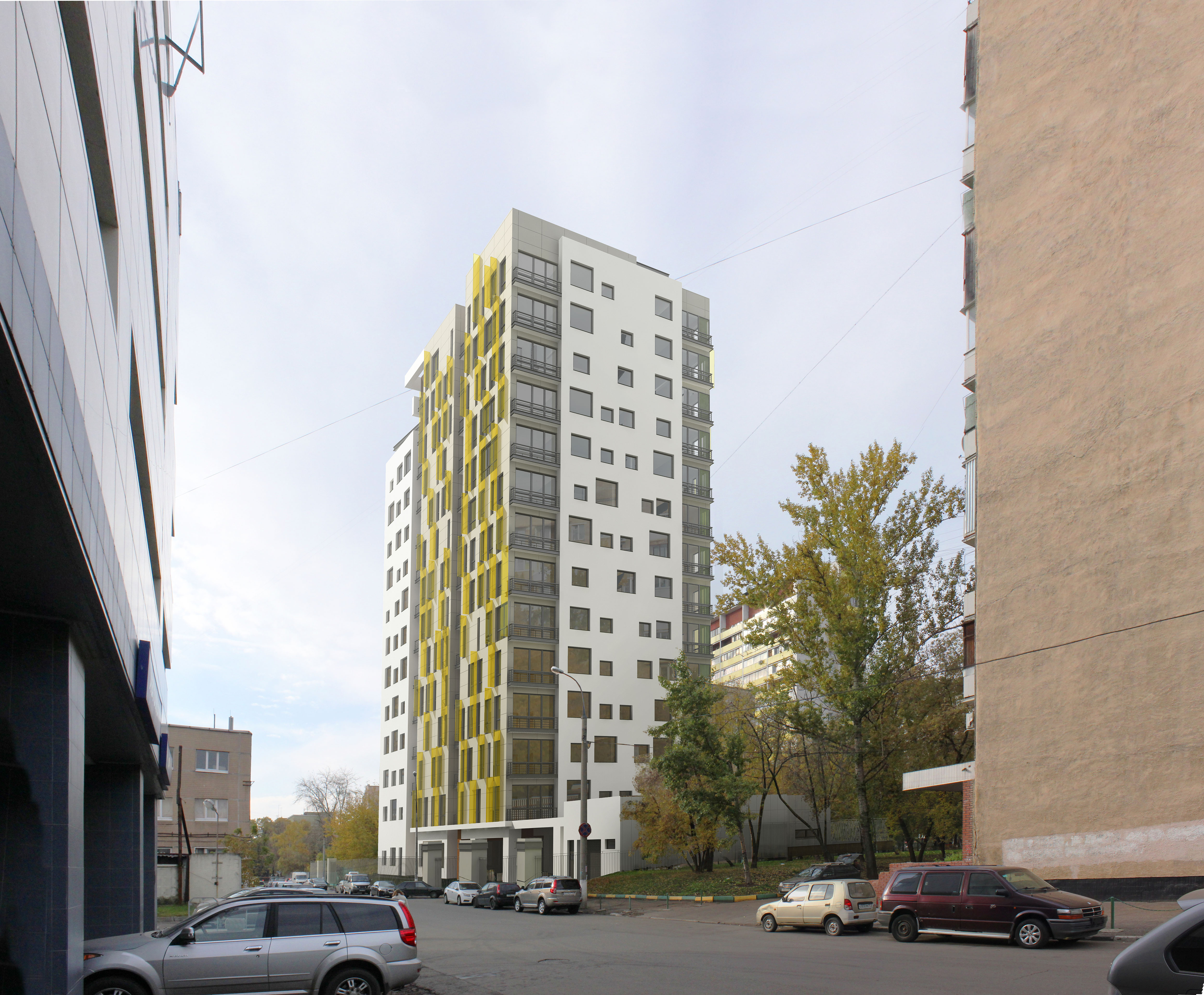 Вид с Самаринской ул.