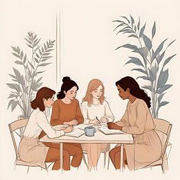 Groupe de femmes en atelier d'écriture