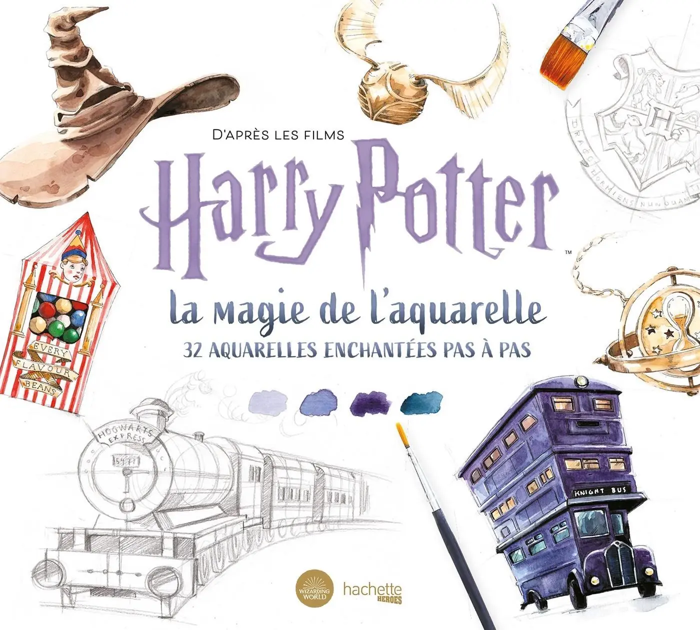 Gebaseerd op de Harry Potter-films: de magie van aquarel