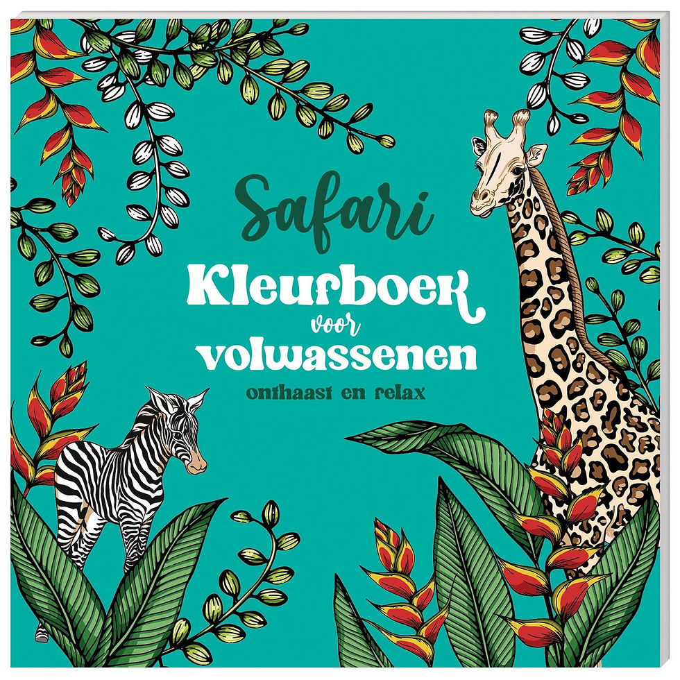 Kleurboek voor Volwassenen - Safari
