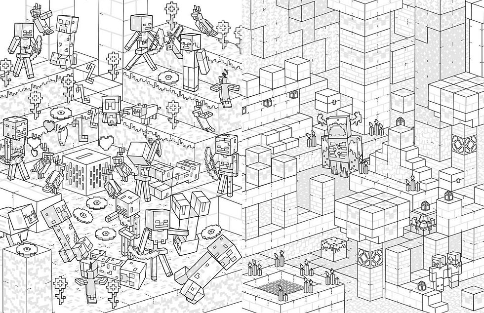 Thumbnail: Minecraft - Le livre de coloriage officiel