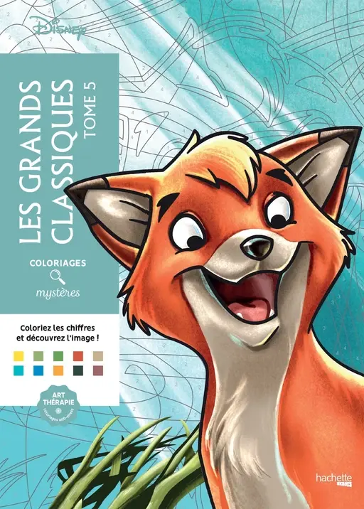 Kleuren op nummer Coloriages mystères Disney – Les Grands classiques Tome 5