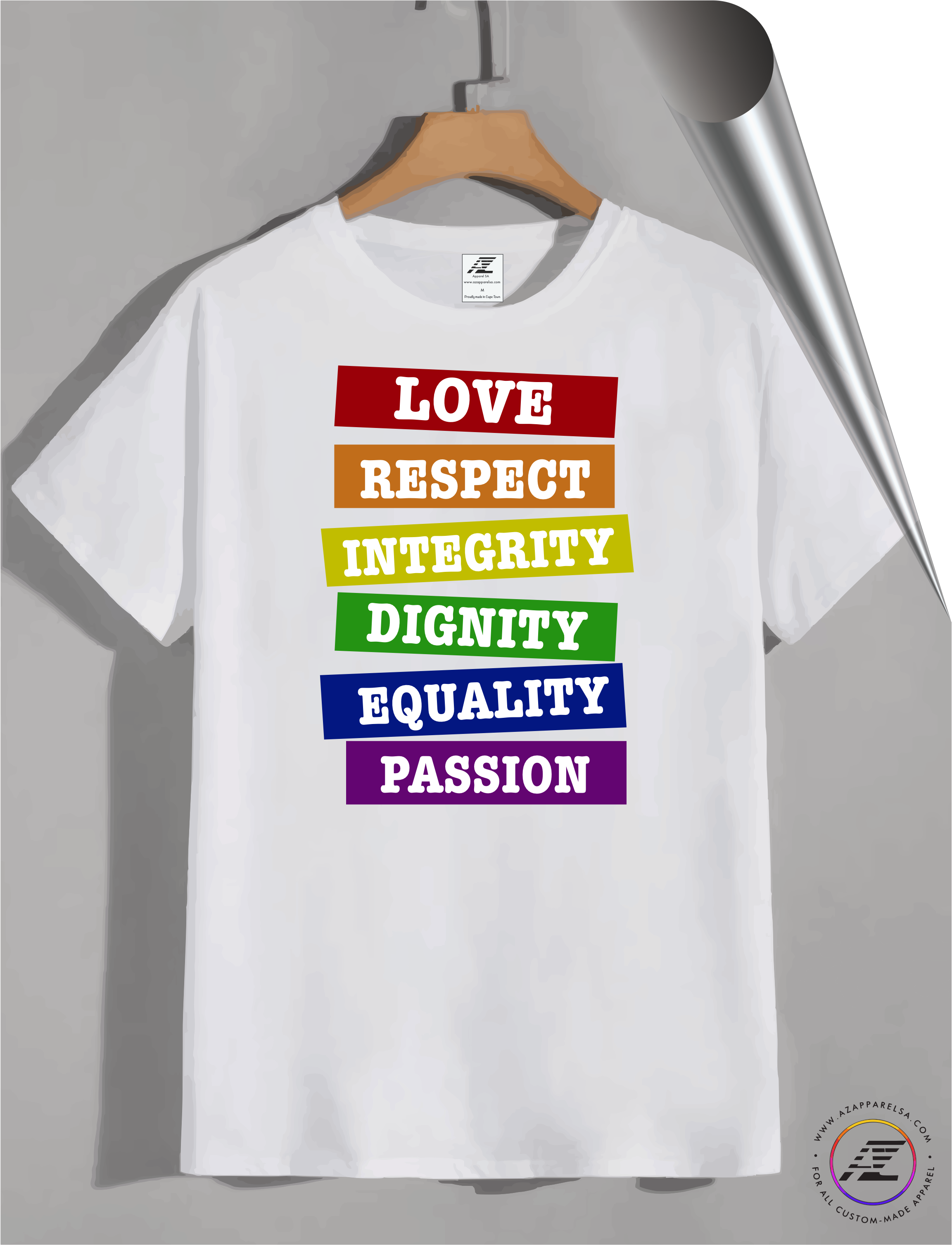 Valentine's Day T-shirts-Love,Respect,Integrity