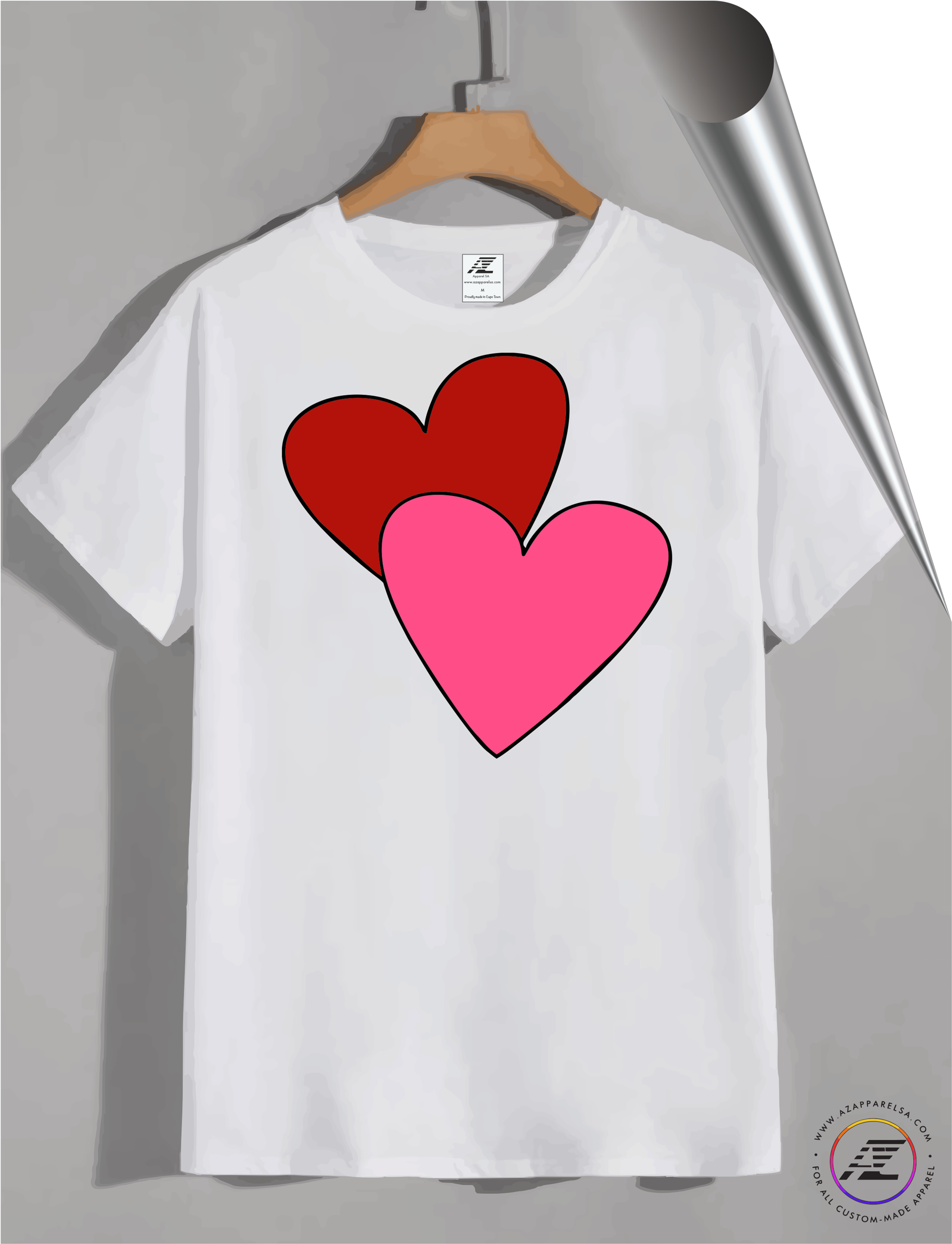 Valentine's Day T-shirts-Bright hearts