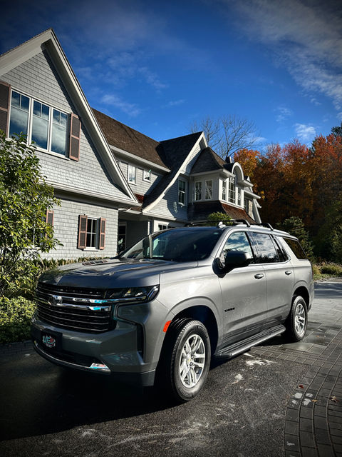 Chevrolet Tahoe exterior detailing Weston MA – ceramic coating and clay bar service by UFO Detailing.