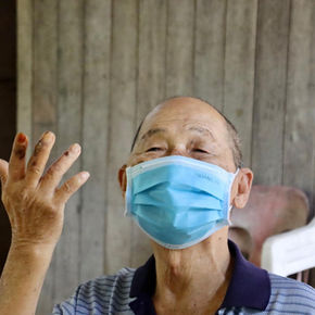 Distribution of #BlessinginABag @ Pulau Ubin