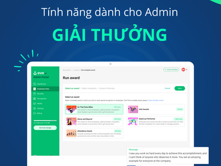 TÍNH NĂNG MỚI DÀNH CHO ADMIN - TÍNH NĂNG GIẢI THƯỞNG 