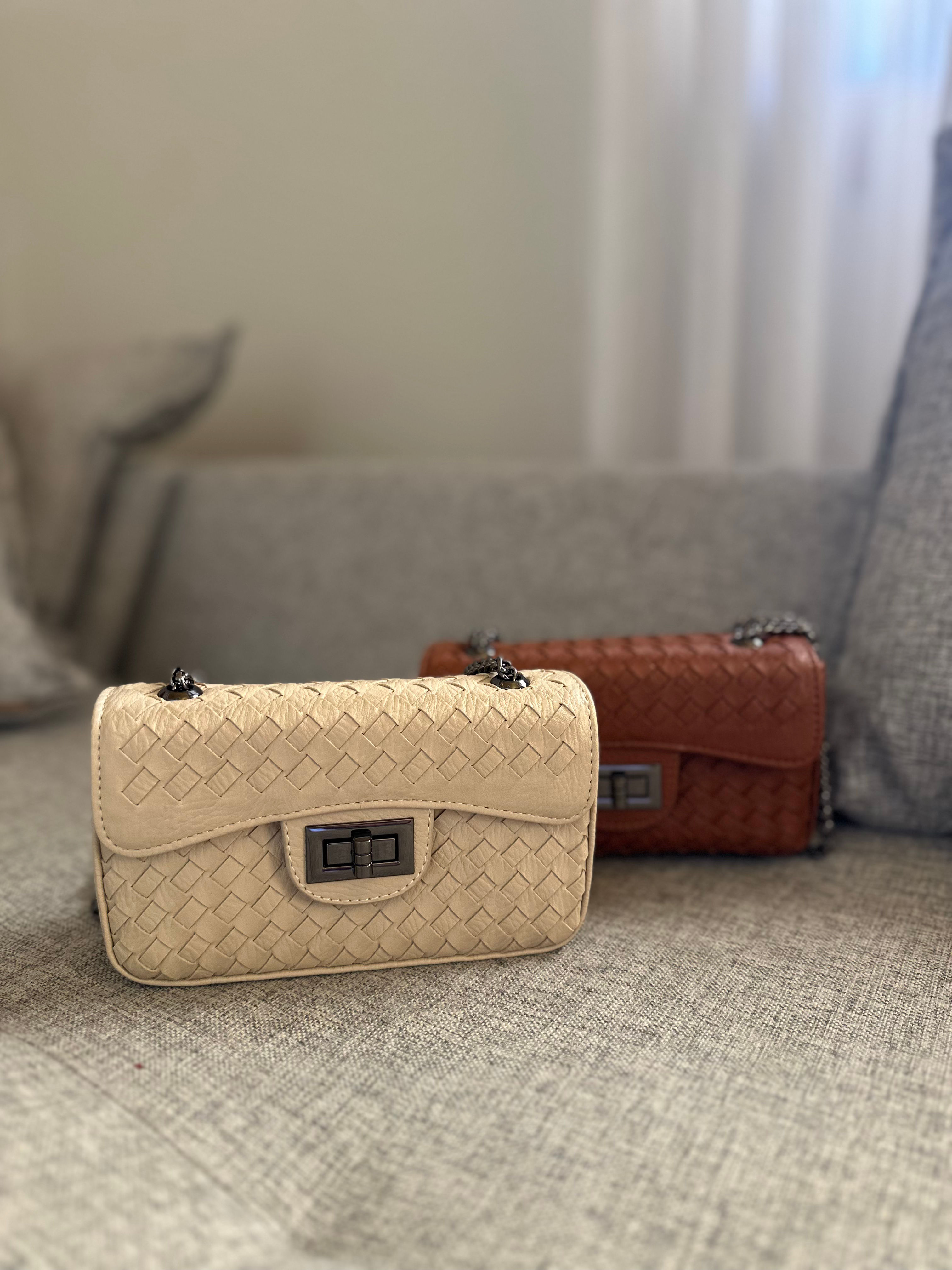 Bolsa feminina trançada