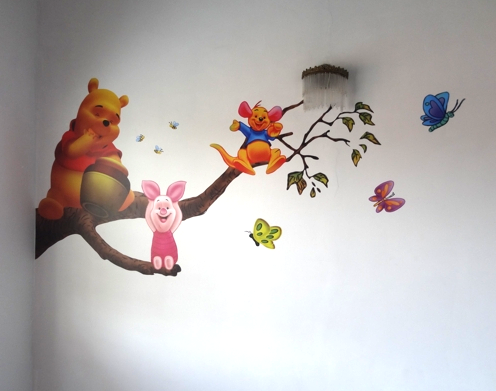 Vinilo Impreso Infantil Winnie Pooh