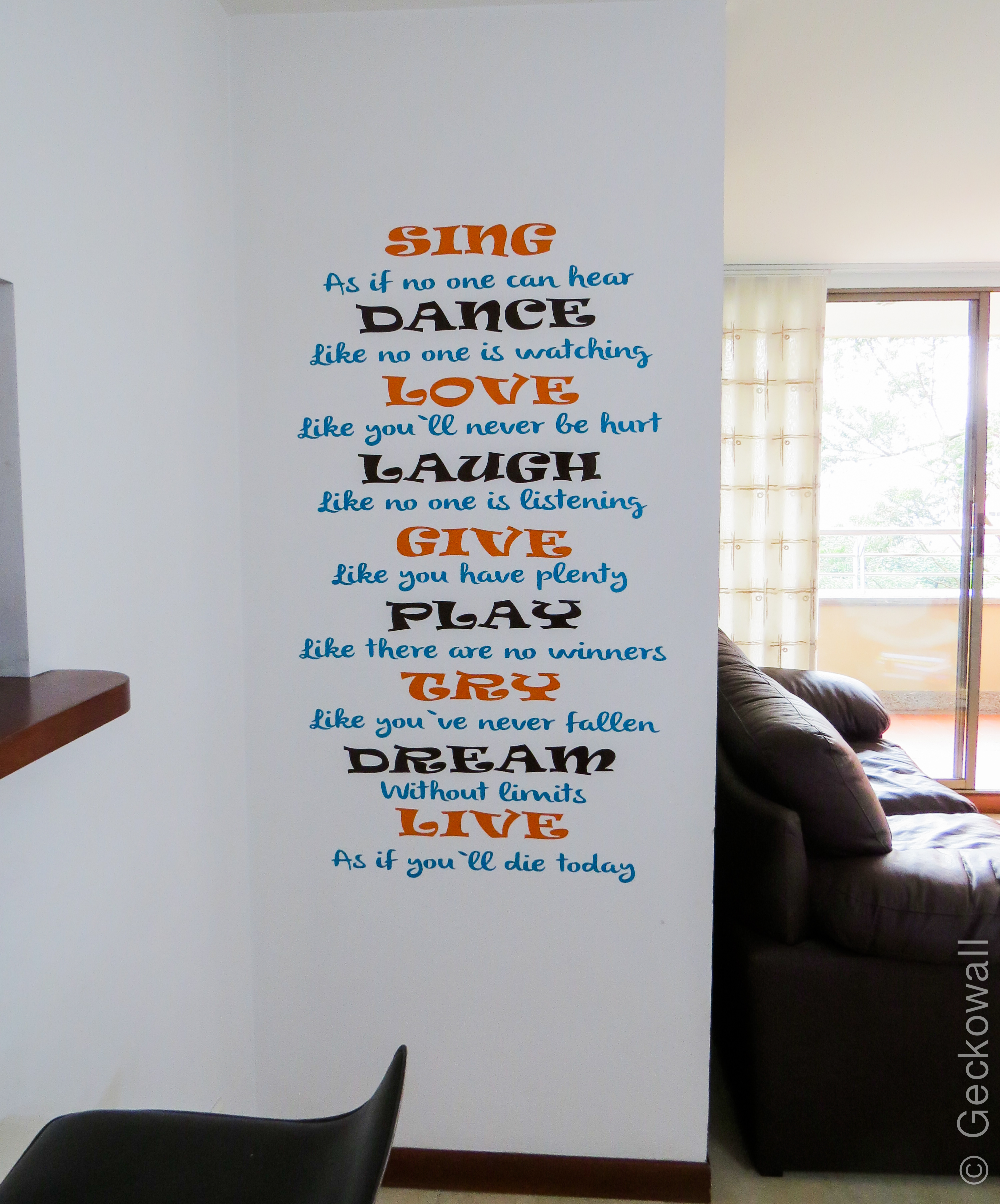 Vinilo Texto Personalizado