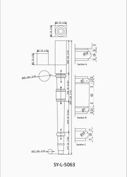 SY-L-5063 Line Drawing