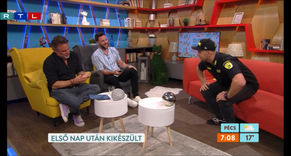 Szerepeltünk az RTL Reggeli című műsorában! Élő adásban!