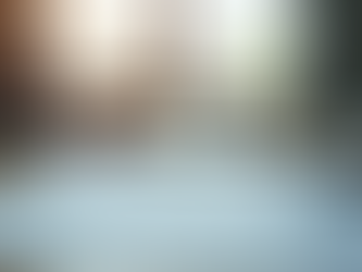 Man working on a laptop at a desk with financial charts and a pen in focus. Sunlit window in the background, creating a calm atmosphere.