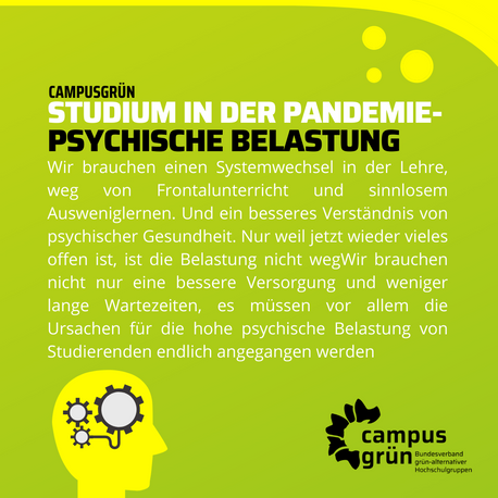 CAMPUSGRÜN- STUDIUM IN DER PANDEMIE