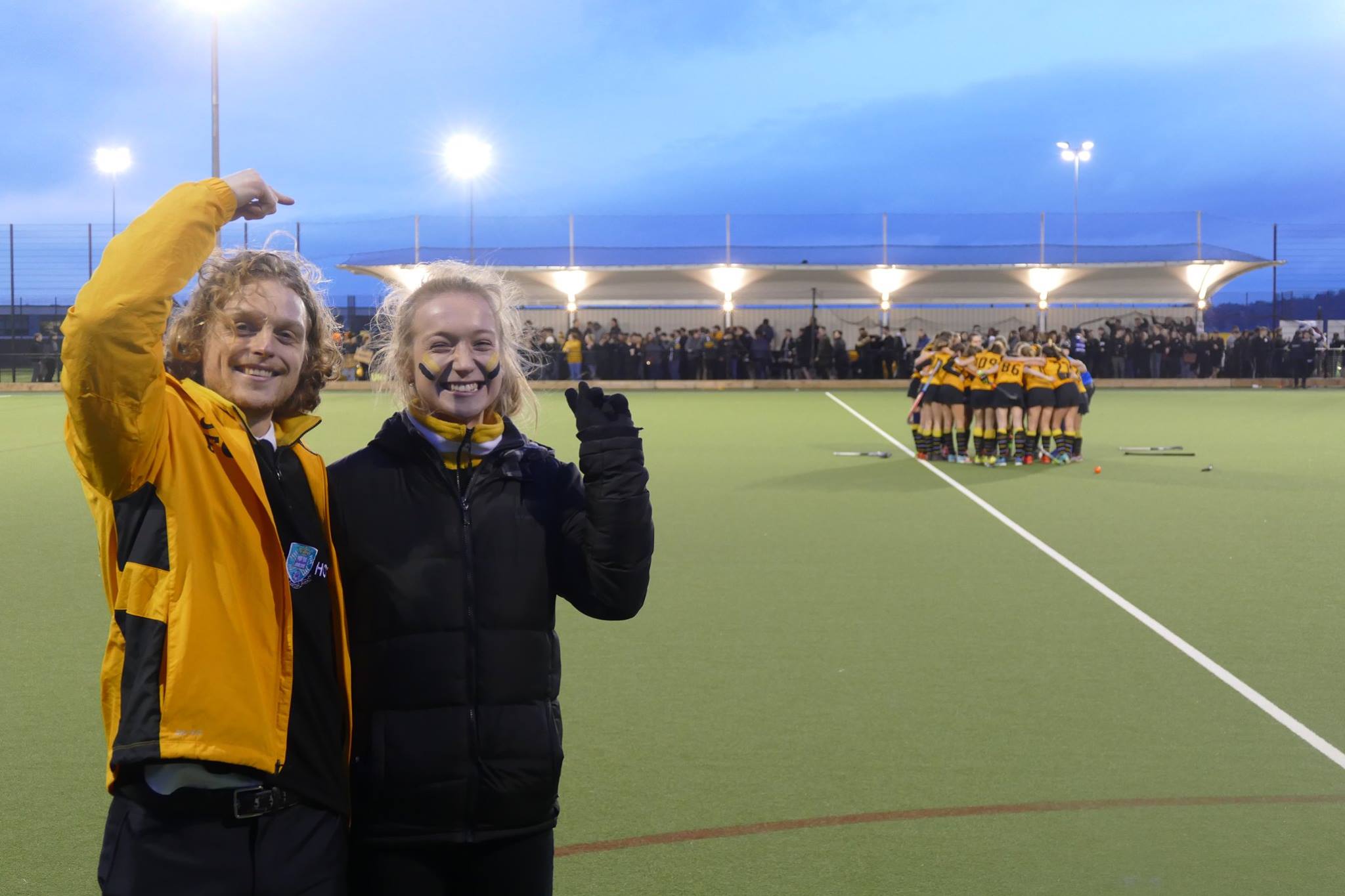 Womens 3s coaches after Varsity Win!