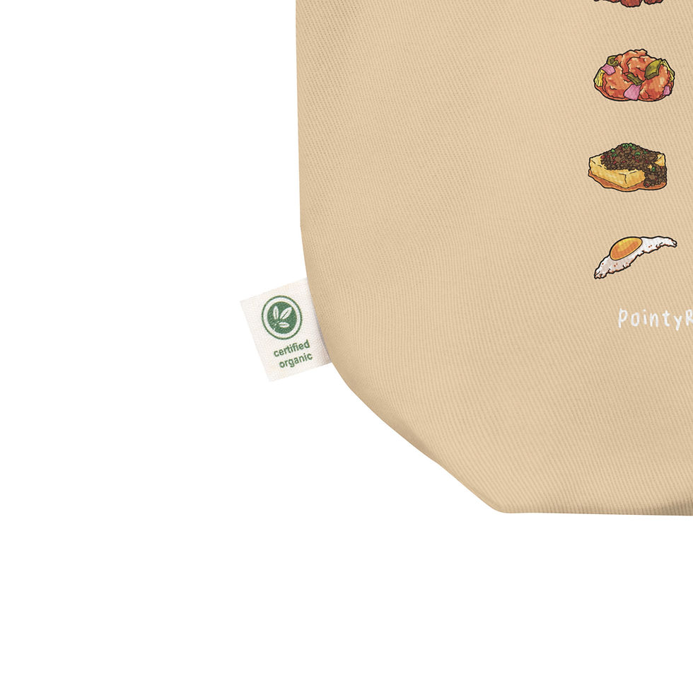 Thumbnail: Double-sided PointyRice Eco Tote Bag