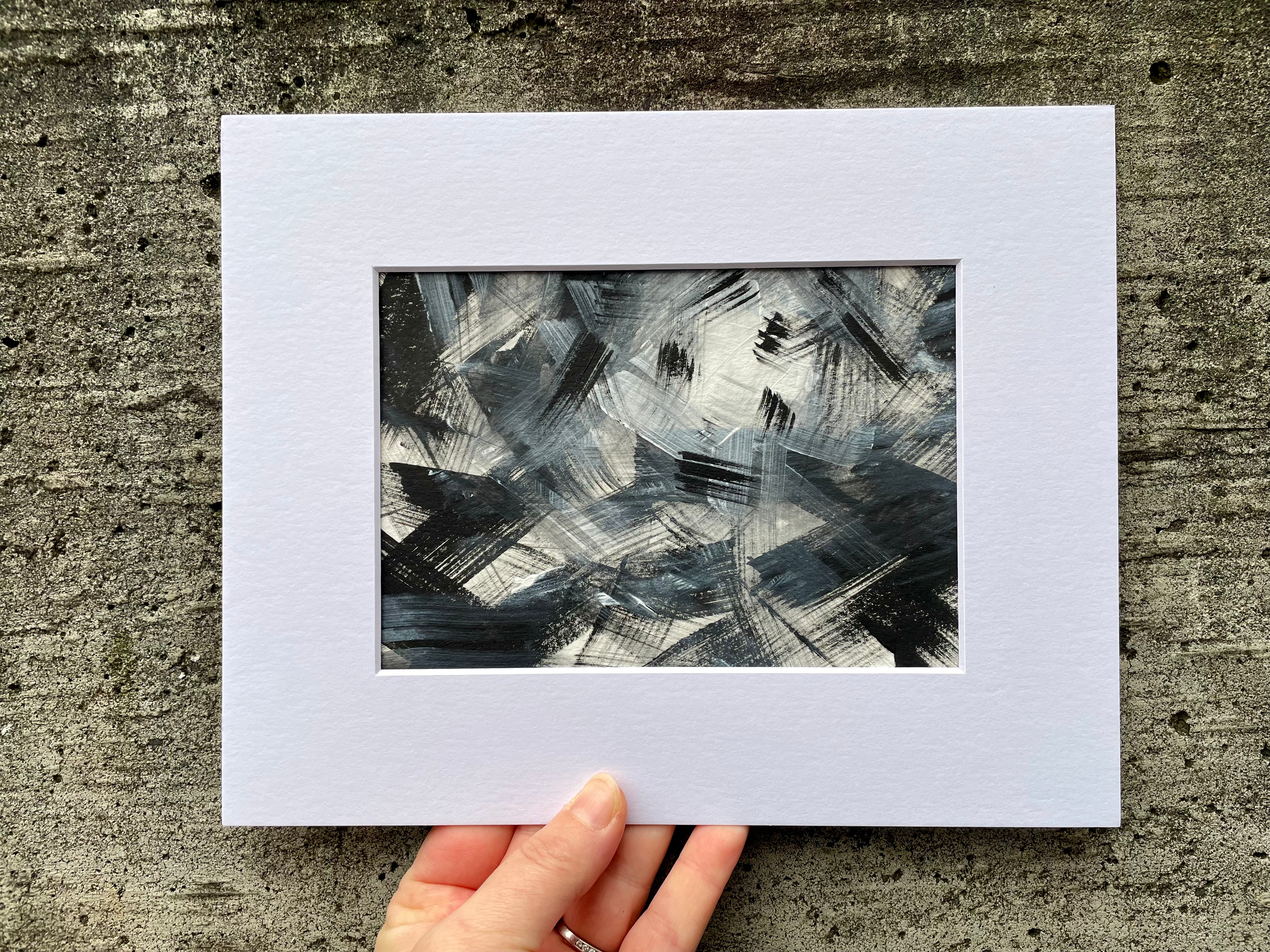 Abstract on Paper, 5x7