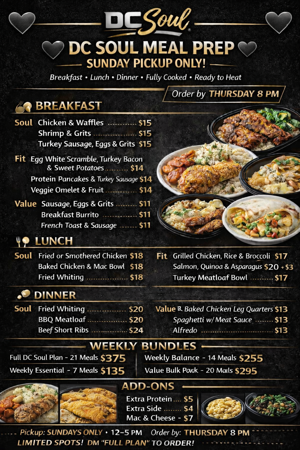 Arranged Food and Objects