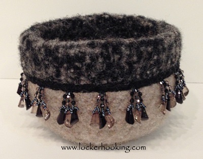 Crochet & Felted Bowl