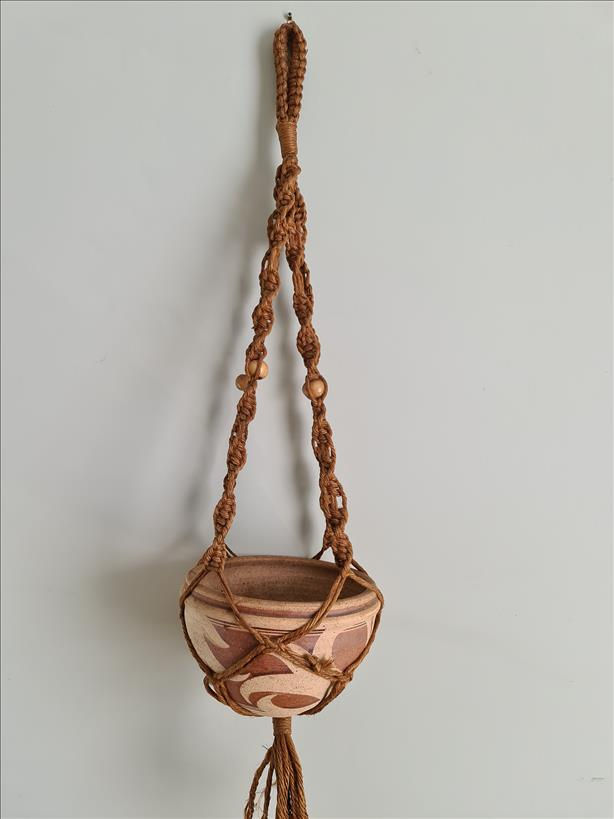 Thumbnail: Hanging macrame pot