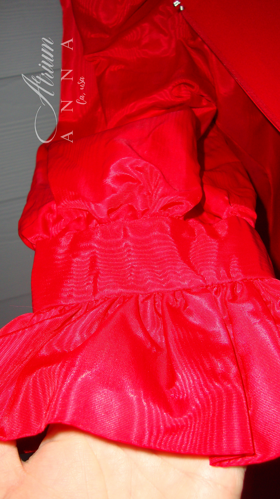 Thumbnail: Palomar Creations Red Long Gown in the Style of the 80s