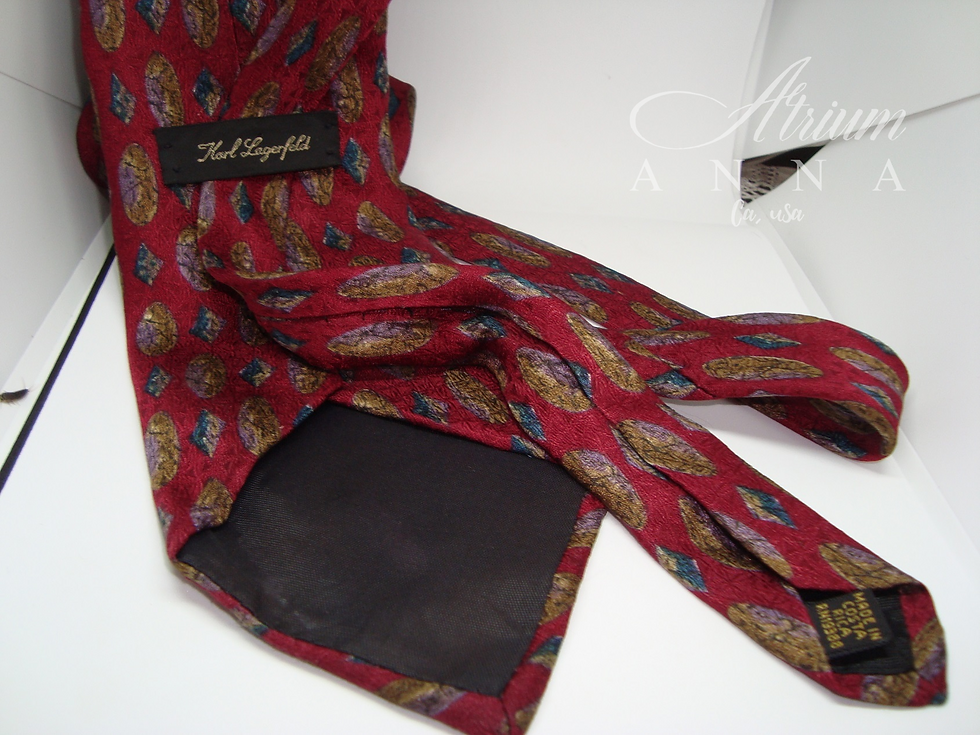 Thumbnail: Karl Lagerfeld All Silk Elegant Vintage Tie