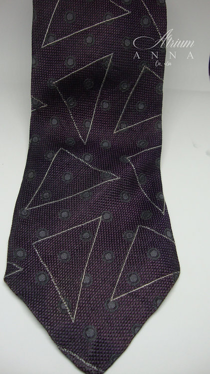 Talbott Studio for Irwin Robert Talbott Silk Vintage 60s Tie with Triangle Patte