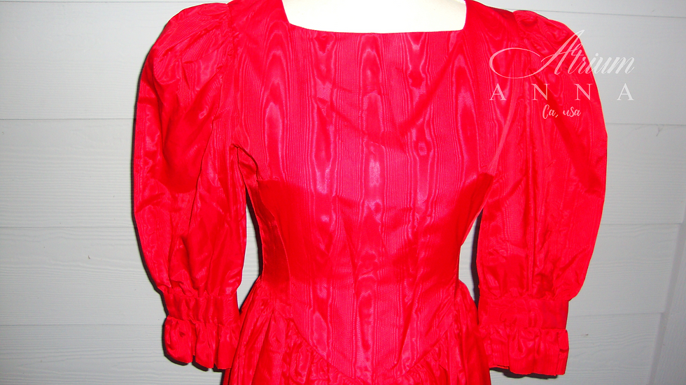 Thumbnail: Palomar Creations Red Long Gown in the Style of the 80s
