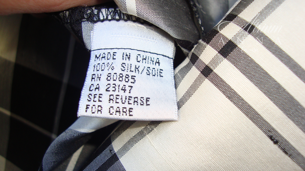 Thumbnail: 80s Talbots Petites Black and White Checkered 100%Silk 3/4 Sleeves Shirt