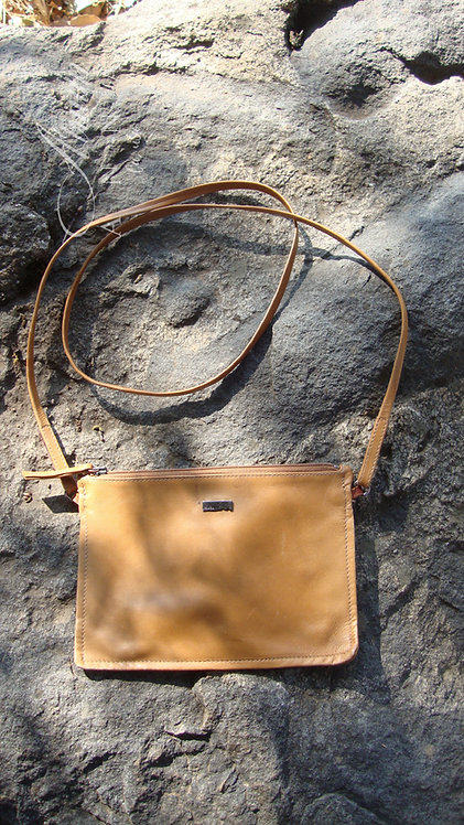 70s Max Mara Little Leather Vintage Crossbody Purse