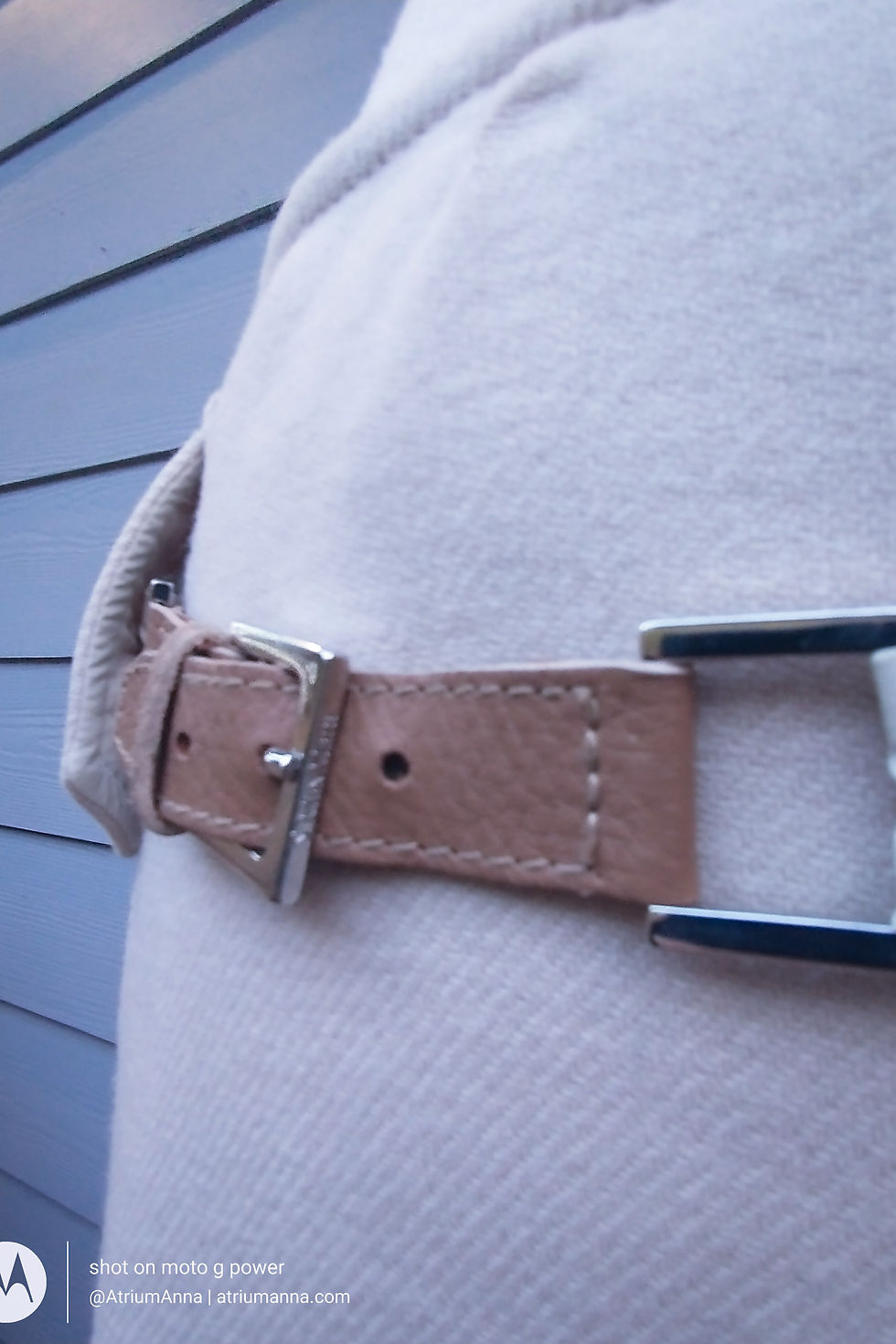 Thumbnail: S MaxMara Made in Italy Pure Wool Beige Pencil Skirt with a Built-in Belt, 8