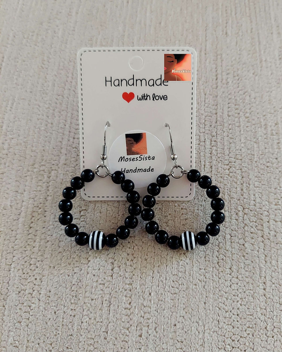 Thumbnail: Beaded Hoops - Sm