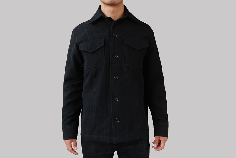 CAMISOLA CUELLO CAMISERO NEGRO