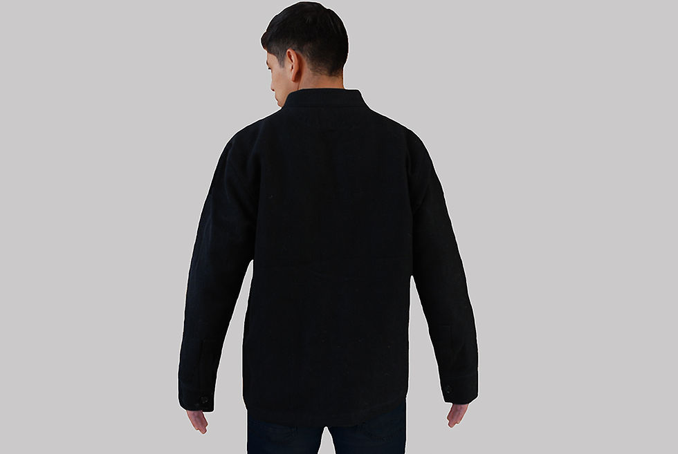 Miniatura: CAMISOLA CUELLO MAO NEGRO