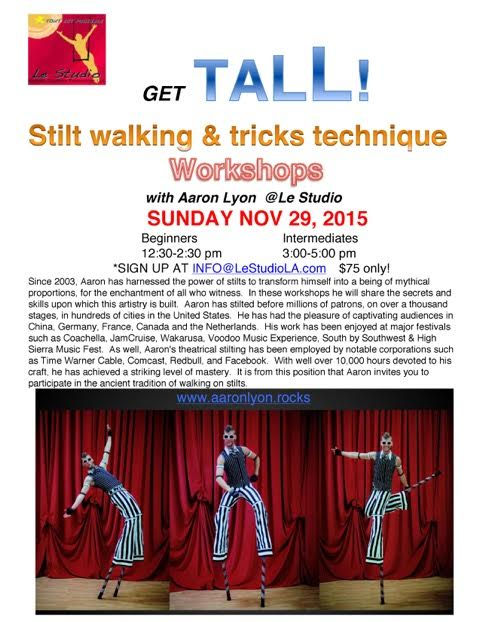 Stilts Workshop!