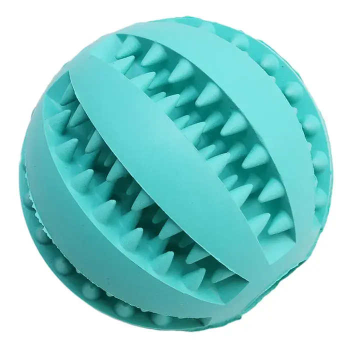 Thumbnail: Pet Toy Interactive Rubber Chew Toys Ball Tooth Cleaning treat ball