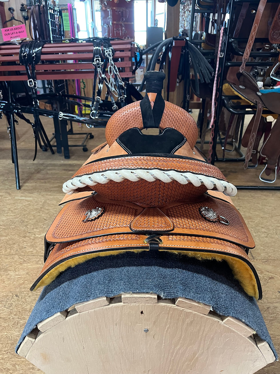 Thumbnail: ***BRAND NEW SILVER OAKS SADDLERY 16" TRAIL SADDLE***