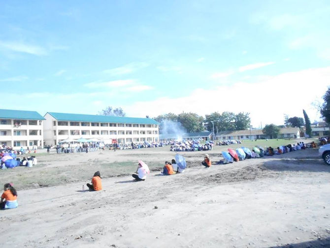 Davao del Sur National Simultaneous Earthquake Drill at Digos City NHS